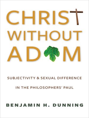 cover image of Christ Without Adam